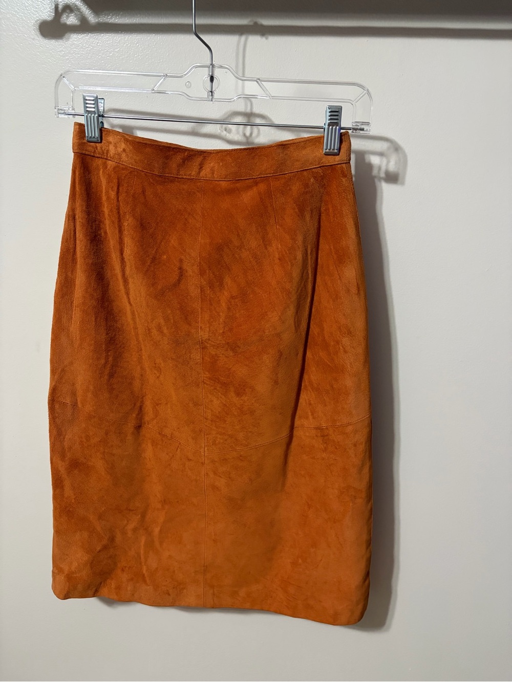 Evan Davies Petites Leather Pencil Skirt 🤎